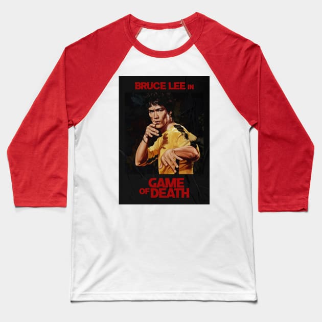 Game Of Death Baseball T-Shirt by dmitryb1